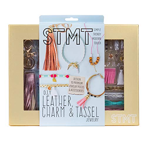 DIY Leather Charm and Tassel Jewelry Craft