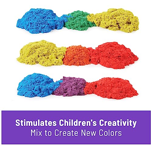 Kinetic Sand, 10-Colour Castle Containers – Non-Toxic Educational Toy
