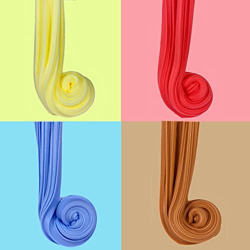 7-Pack Brehenzo Butter Slime: Dual Color DIY Toy