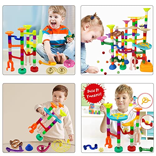 DSHMIXIA 150pcs Marble Run Building Toy - Ages 4-12