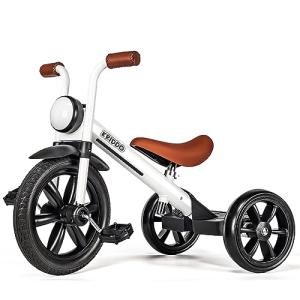 KRIDDO Kids 12-Inch Tricycle with Light