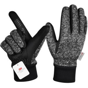 MOREOK Winter Cycling Gloves -10°F Warm & Cozy