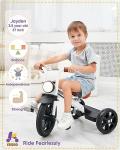 KRIDDO Kids 12-Inch Tricycle with Light