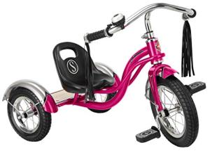 Bright Pink Toddler Classic Tricycle with Bell