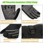 MOREOK Waterproof Winter Gloves for Cold Weather