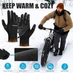 Men's Winter Cycling Gloves - Windproof & Touchscreen