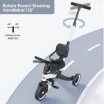 Toddler 4-in-1 Tricycle with Parent Push Handle