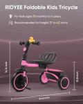 Foldable Tricycle for Kids 18 Months to 5 Years