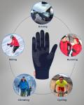 Aegend Touchscreen Winter Cycling Gloves - Blue