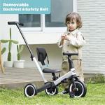 Toddler 4-in-1 Tricycle with Parent Push Handle