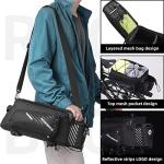 Rock Bros Bike Rear Transport Bag with Rain Cover