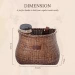 Women's Cruiser Front Bike Basket with Cup Holder