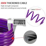 Lightweight Mini Bike Cable Lock for Kids - Purple