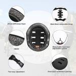 Stylish Black Skate Helmet for Adults - Medium/Large