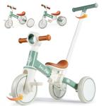 LOL-FUN 5-in-1 Toddler Tricycle with Steering Handle