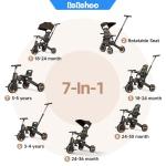 7-in-1 Foldable Toddler Tricycle Stroller Bike
