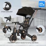 7-in-1 Foldable Toddler Tricycle Stroller Bike