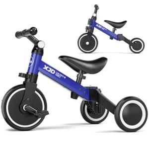 XJD 5-in-1 Adjustable Tricycle for Toddlers