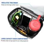 Insulated Front Bike Basket with Reflective Strip