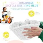 Woven Handlebar Bicycle Basket with Leather Strap