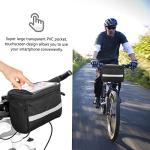 Insulated Front Bike Basket with Reflective Strip