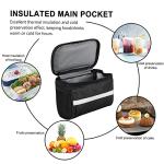 Insulated Front Bike Basket with Reflective Strip