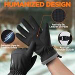 Winter Waterproof Thermal Gloves with Touchscreen for Biking