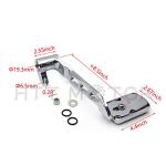 Skull Foot Peg Brake Lever for Touring Bikes