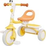 Yellow Toddler Tricycle with Bell for Ages 1-5