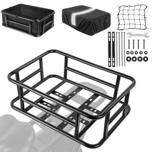 Large Waterproof Rear Bike Basket for Ebikes