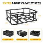 Large Waterproof Rear Bike Basket for Ebikes