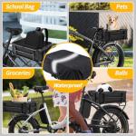 Large Waterproof Rear Bike Basket for Ebikes