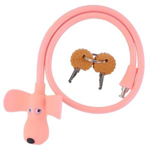 WOOQOTT Kids Cartoon Cable Lock - Light Pink