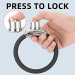 Portable Anti-Theft Bike Cable Lock with Keys