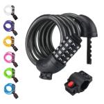 Secure 5-Digit Bike Lock Cable - 1.2m