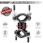 Adjustable 360° Bike Flashlight Mount Bracket