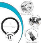 Portable Anti-Theft Bike Cable Lock with Keys