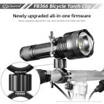 Adjustable 360° Bike Flashlight Mount Bracket
