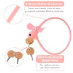 WOOQOTT Kids Cartoon Cable Lock - Light Pink
