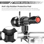 Adjustable 360° Bike Flashlight Mount Bracket
