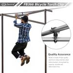 Adjustable 360° Bike Flashlight Mount Bracket