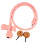 WOOQOTT Kids Cartoon Cable Lock - Light Pink