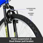 WEIZE 18-Speed Mountain Bike with Dual Suspension