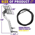 Go Kart Throttle Cable and Brake Pedal Combo