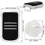 WOWTK Chrome Brake Pedal Pad for Harley Models