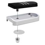 WOWTK Chrome Brake Pedal Pad for Harley Models