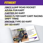 Go Kart Throttle Cable and Brake Pedal Combo
