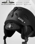 OutdoorMaster Kelvin Snowboard Helmet - Unisex Black