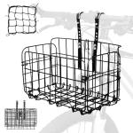 Adjustable Folding Front Bicycle Basket by Aikolesa