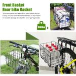Adjustable Folding Front Bicycle Basket by Aikolesa